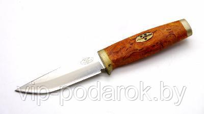 Нож в подарочной коробке Juni Curly Birch Scandi Knife - фото 1 - id-p67523932