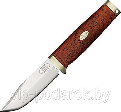 Нож в подарочной коробке Jarl Curly Birch Scandi Knife