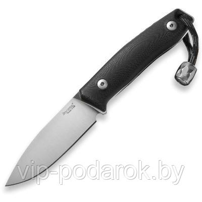 Нож M1, Satin Finish M390 Steel, Black G-10 Handle