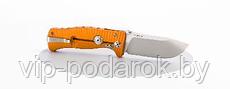 Нож SR-1, Solid® Orange Anodized Aluminum Handle, Satin Finish D2 Tool Steel