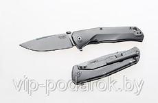 Нож T.R.E. GY - Three Rapid Exchange, Matte Titanium Handles, Gray Accents