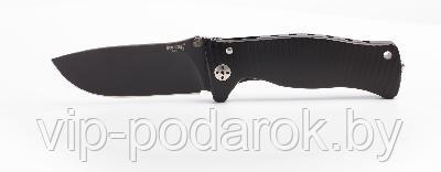 Нож SR-1, Solid® Black PVD-Coated Titanium Handle, Black PVD-Coated Sleipner Stainless Steel - фото 1 - id-p67523954