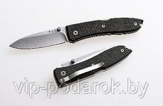 Нож Big Opera, Satin Finish D2 Tool Steel, Black G-10 Handle