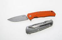 Нож T.R.E. - Three Rapid Exchange, Orange G10/Matte Titanium Handle