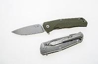 Нож T.R.E. - Three Rapid Exchange, Green G10/Matte Titanium Handle