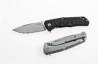 Нож T.R.E. - Three Rapid Exchange, Carbon Fiber/Matte Titanium Handle