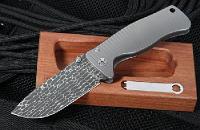 Нож SR-2 Mini, Chad Nichols Damascus "Lizard" Pattern