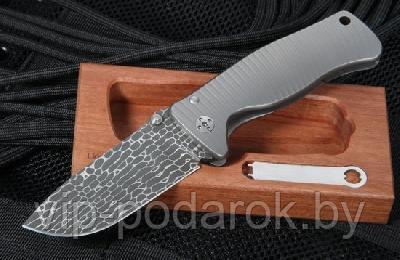 Нож SR-2 Mini, Chad Nichols Damascus "Lizard" Pattern - фото 1 - id-p67524036