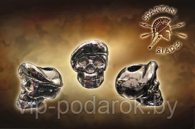 Темляк с бусиной Black Para-Cord Lanyard with Beret Skull Bead - фото 1 - id-p67524539