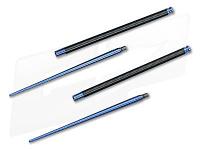 Японские палочки для еды, разборные Spartan Blades Chopstick Set, Blue Anodized Titanium & Carbon Fiber