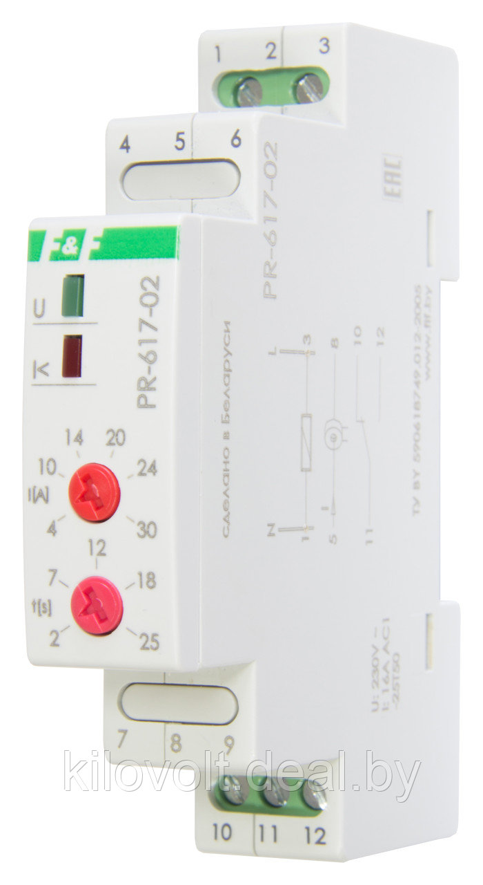Реле тока PR-617-02 - фото 1 - id-p67572441