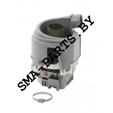 Мотор (двигатель) циркуляционный с тэном для посудомоечной машины Bosch, Siemens ORIGINAL - фото 1 - id-p67572947