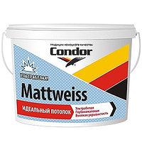 Краска Condor Mattweiss Идеальный потолок 15 кг