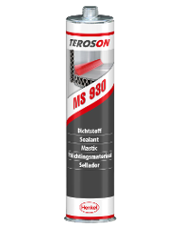 Клей-герметик Teroson MS 930 для швов и стыков, черный 310 мл