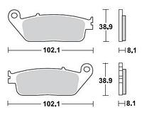 Колодки тормозные 716CM55 Braking (Италия)