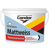 Краска Condor Mattweiss Идеальный потолок 3,75 кг