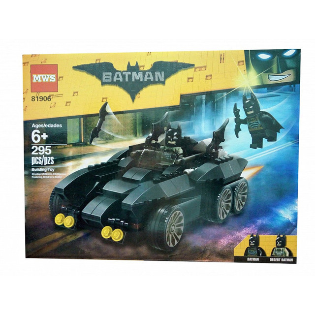 Конструктор 81906 The Batman Movie "Бэтмобиль" (аналог Lego Batman) 295 деталей - фото 1 - id-p67599828