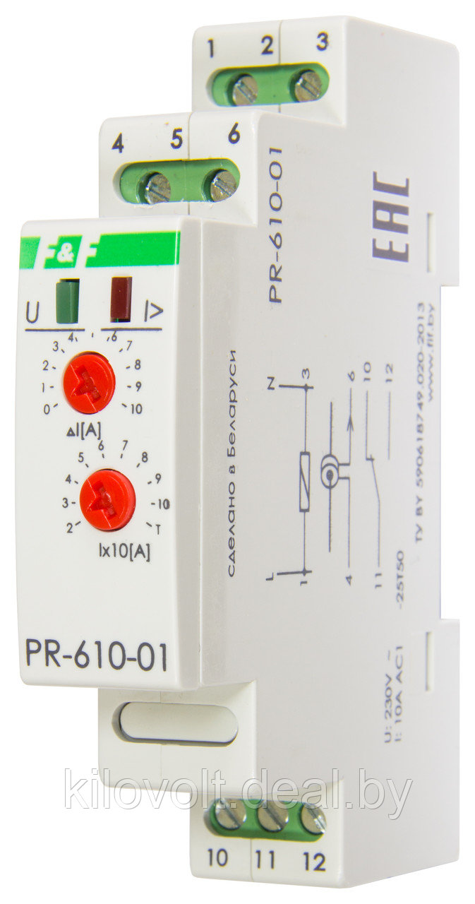 Реле тока PR-610-05 - фото 1 - id-p67602129