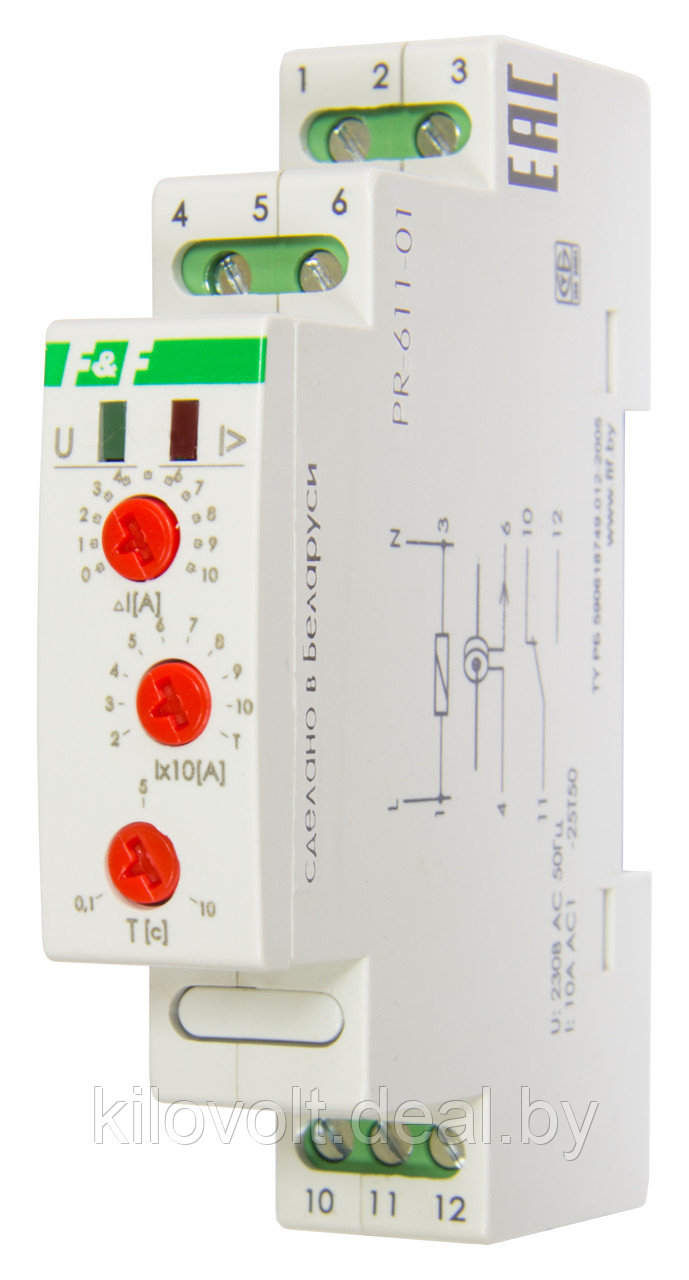 Реле тока PR-611-05 - фото 1 - id-p67602176
