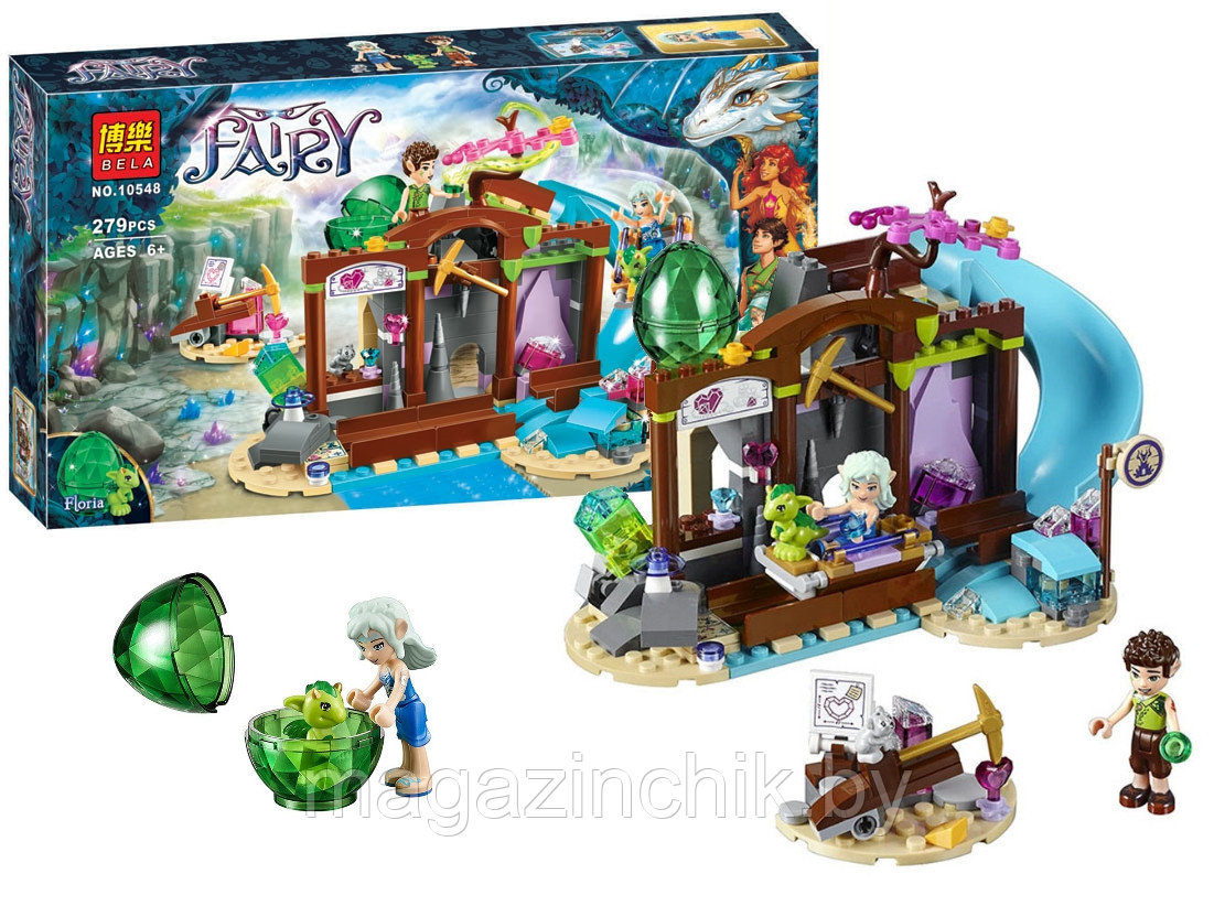 Конструктор Эльфы Шахта драгоценных кристаллов 10548, 279 дет, аналог LEGO Elves 41177