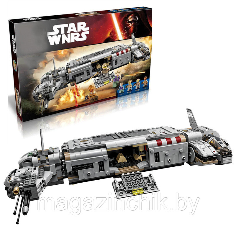 Конструктор Звездные войны Bela 10577 Военный транспорт Сопротивления, 670 дет., аналог Lego Star Wars 75140 - фото 2 - id-p67606451
