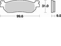 Колодки тормозные 822CM56 Braking (Италия)