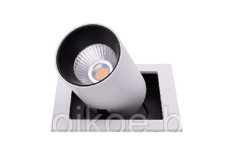 Встраиваемый LED светильник поворотно-выдвижной SPL-SQ1-12-WW (12 W, 3000K), фото 2