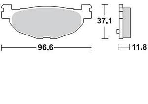 Колодки тормозные 904SM1 Braking (Италия)