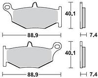 Колодки тормозные 924CM56 Braking (Италия)