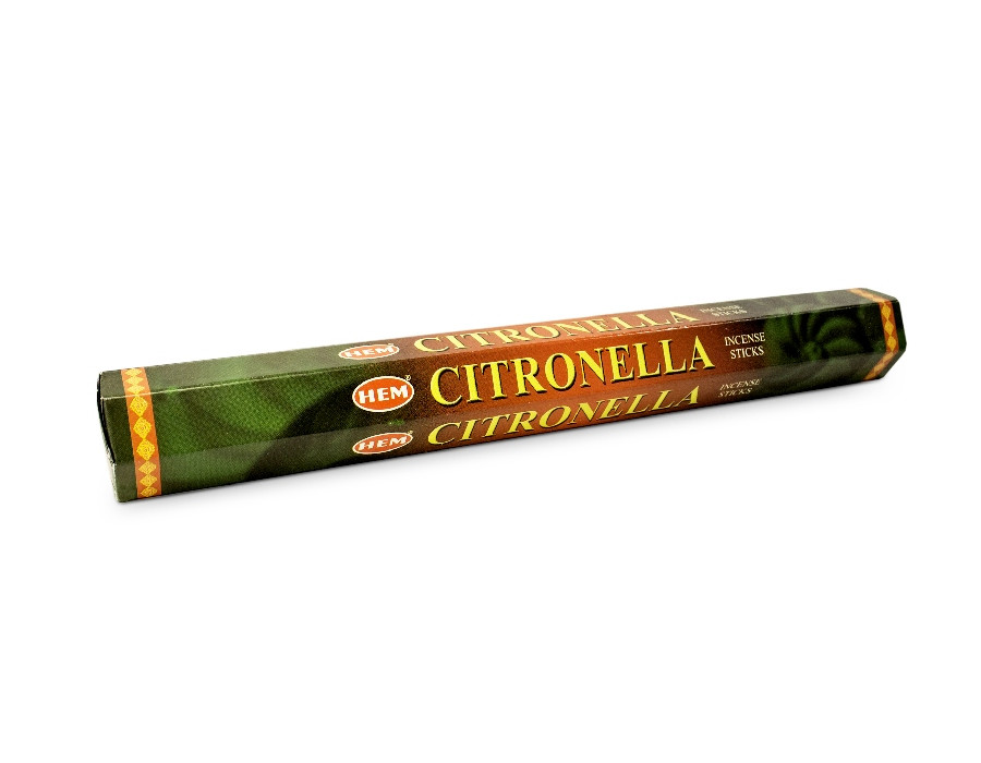 Благовония Цитронелла (HEM Citronella), 20шт - стимулирующий аромат - фото 1 - id-p67635932