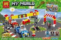 Конструктор Lele My world Дорожные правила 33032 (Аналог Lego Minecraft) 248 дет