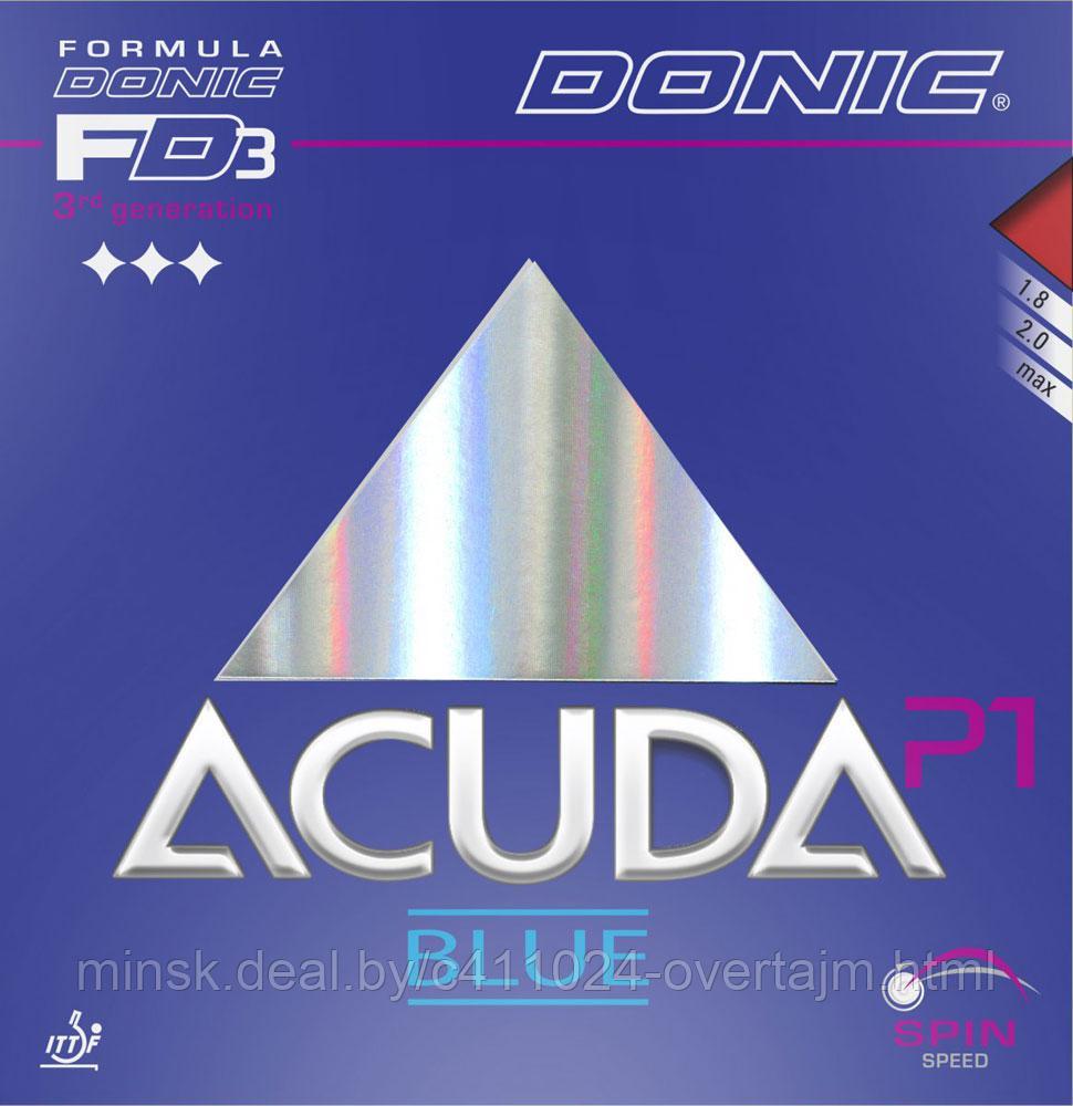 Накладка Donic Acuda Blue P1, max, черн - фото 1 - id-p67653776