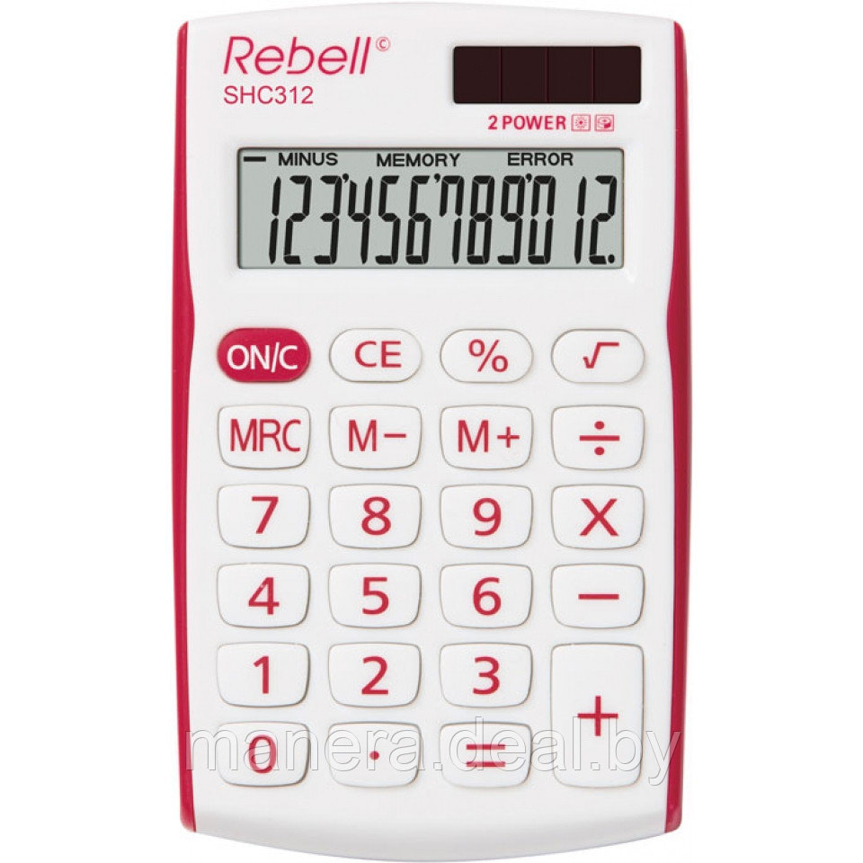 Калькулятор настольный 12р. Rebell- SHC312 (322)+ - фото 3 - id-p3992333