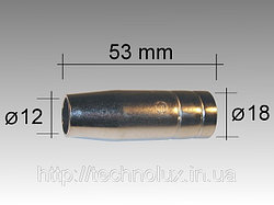 Газовое коническое сопло D16.0 mm пр-во BINZEL , Германия