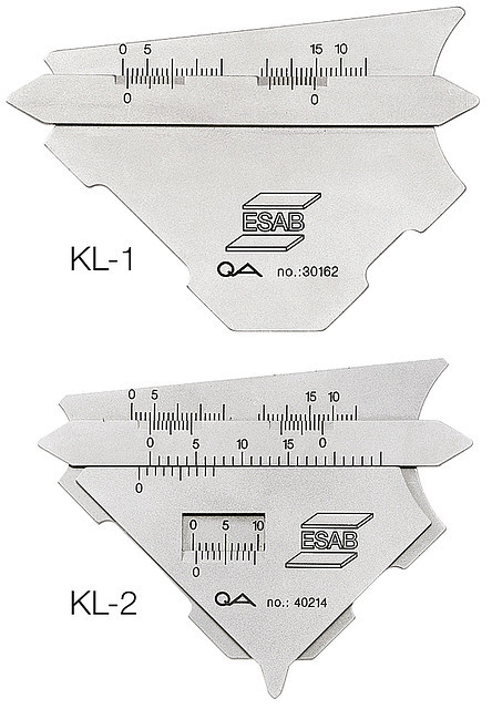 Шаблон сварщика KL1 и KL2 ESAB - фото 1 - id-p67595733