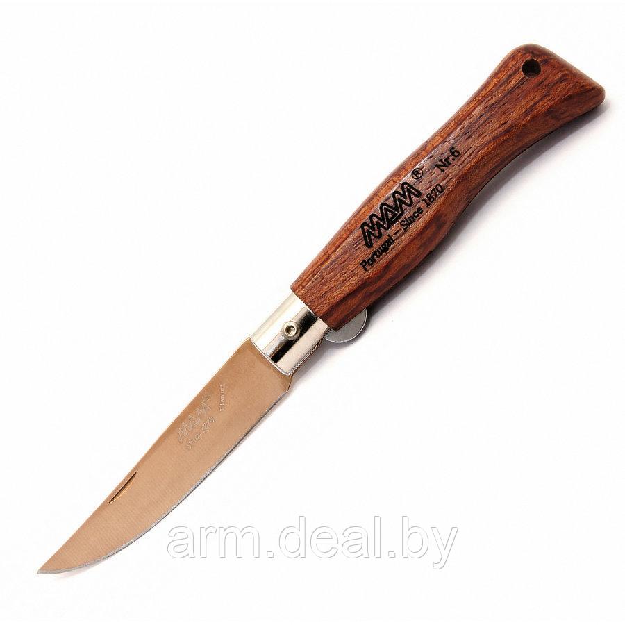 Нож MAM Douro 5000 ручка бубинга, цвет клинка бронза - фото 1 - id-p67694597