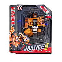 Робот-трансформер металлический Justice Hero SY6078B-1, 17 см