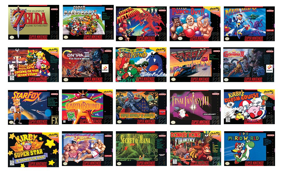Игровая приставка Super Nintendo Classic Mini (21 встроенная игра, 16 bit, 2 дж.) - фото 4 - id-p67721591