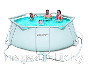 Каркасный бассейн Bestway 56245 с фильтр-насосом 356 x 102 см Интекс Intex купить в Минске