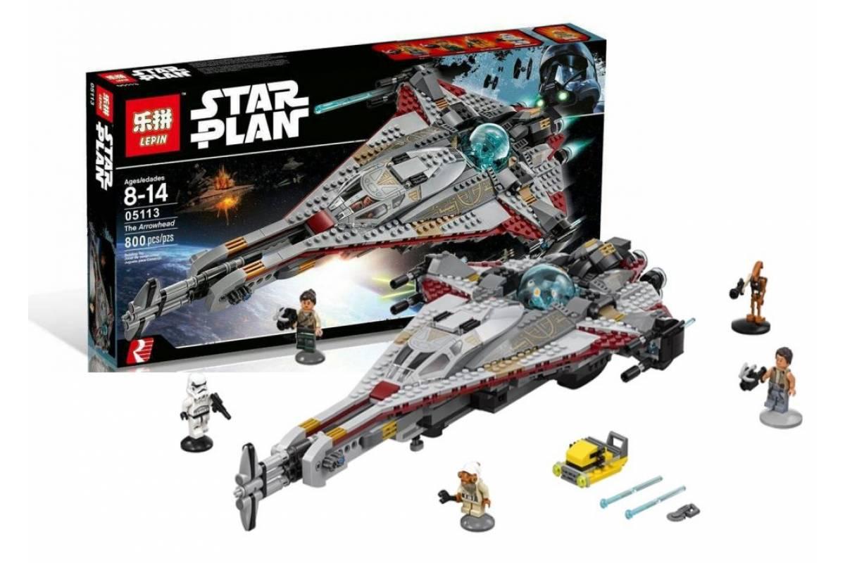 Конструктор звездные. Лего 75186. LEGO 75186 стрела. Lepin конструктор Star Wars. Лего Звездные войны lepin.