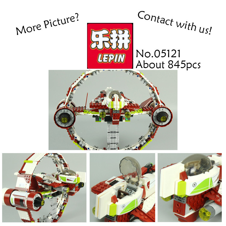 Конструктор Lepin 05121 "Звездный истребитель джедаев с гипердвигателем" (аналог Lego Star Wars 75191) 860 д - фото 2 - id-p67722795