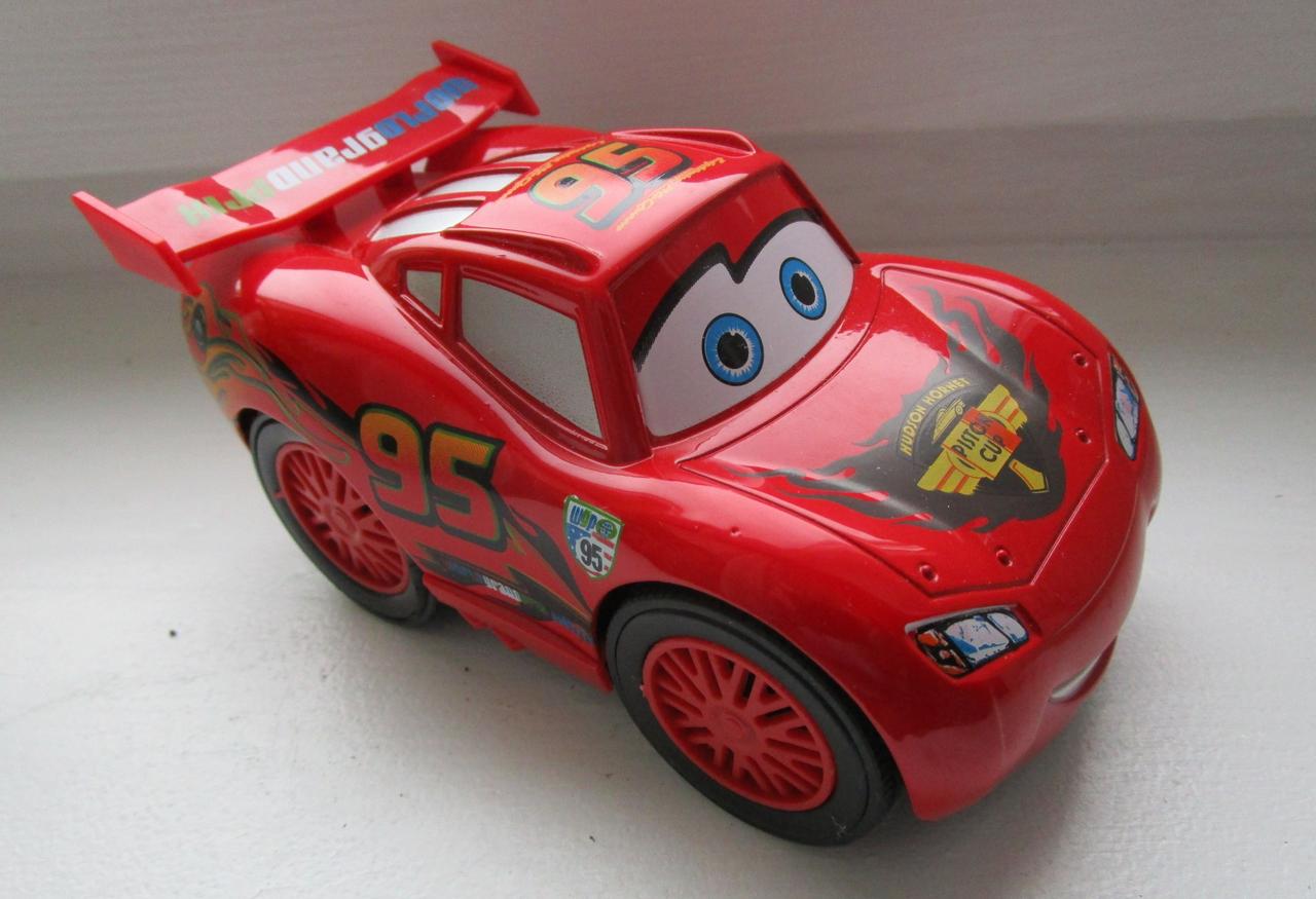 Машинка металлическая Cars Disney Маквин Тачки инерц 14см - фото 3 - id-p67456517