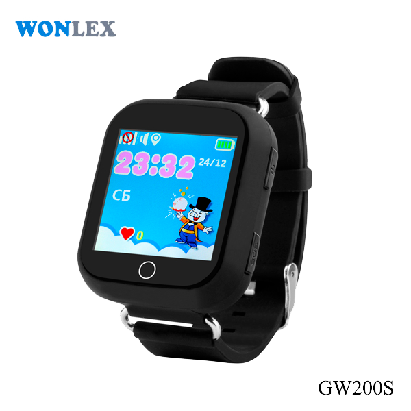 Детские умные часы Smart Baby Watch Q90 (GW200S) (черные) - фото 4 - id-p78827082