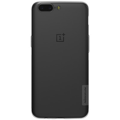 Силиконовый чехол Nillkin Nature TPU Case Grey для OnePlus 5 - фото 1 - id-p67729305