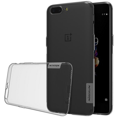 Силиконовый чехол Nillkin Nature TPU Case Grey для OnePlus 5 - фото 3 - id-p67729305