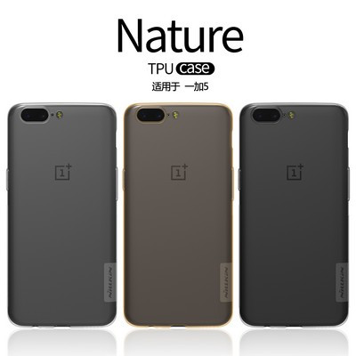 Силиконовый чехол Nillkin Nature TPU Case Grey для OnePlus 5 - фото 4 - id-p67729305