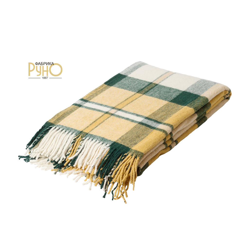 Плед-одеяло "Перу-Альпака", шерсть альпака 140х200 см. - фото 1 - id-p67754550