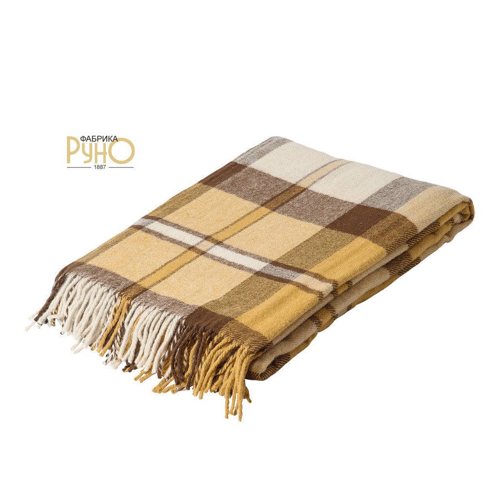 Плед-одеяло "Перу-Альпака", шерсть альпака 170х200 см. - фото 1 - id-p67754558