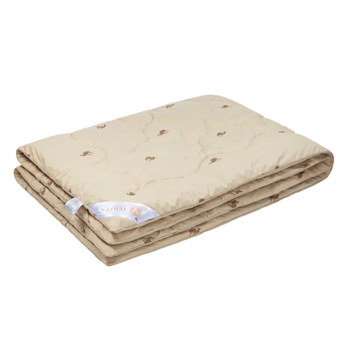 Одеяло "Караван" ECOTEX классическое, верблюжья шерсть 1,5 сп. 140х205 см. - фото 1 - id-p67754601