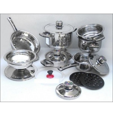 Набор посуды 17 пр. MillerHaus MH-9001 - фото 1 - id-p67755109